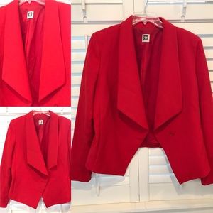 Wool Red blazer